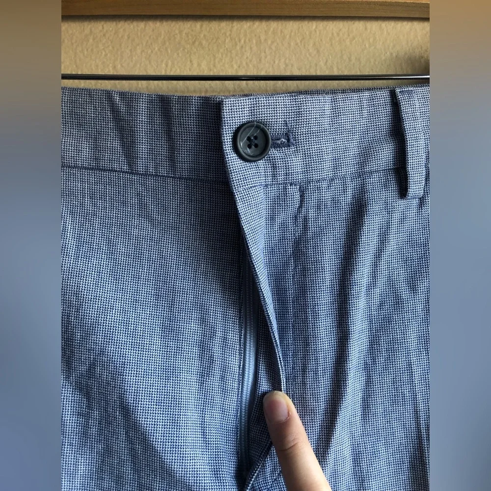 Banana Republic Aiden Fit Men’s Dress Blue Cotton Pants Size 34/32